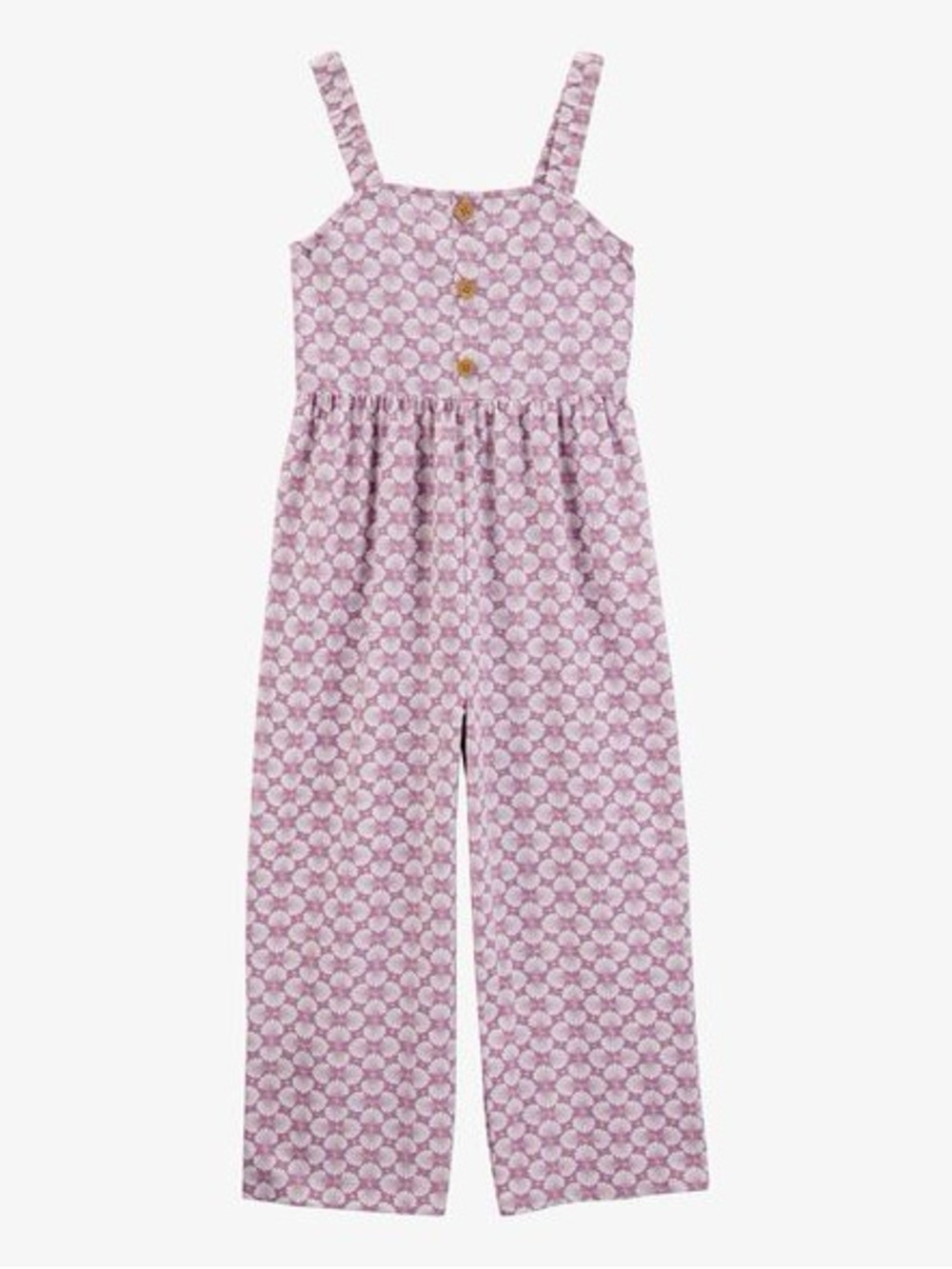 NWT OshKosh B’Gosh Girls Tropical Print Knit Jumpsuit, Size 10